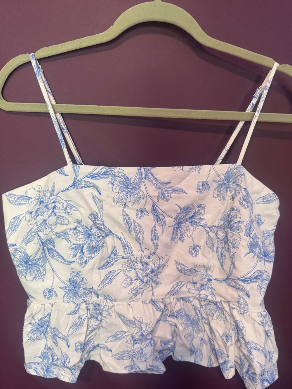 A New Day peplum tank